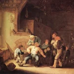 Adriaen Van Ostade Barbier De Village Arrachant Une Dent