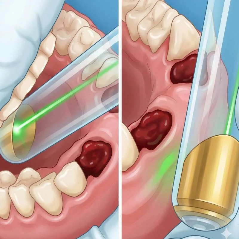 Fotobiomodulare Nd YAG Cu Adaptor Unghiular Intraoral